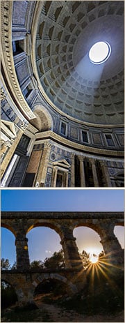 roman pantheon dome used pumice concrete